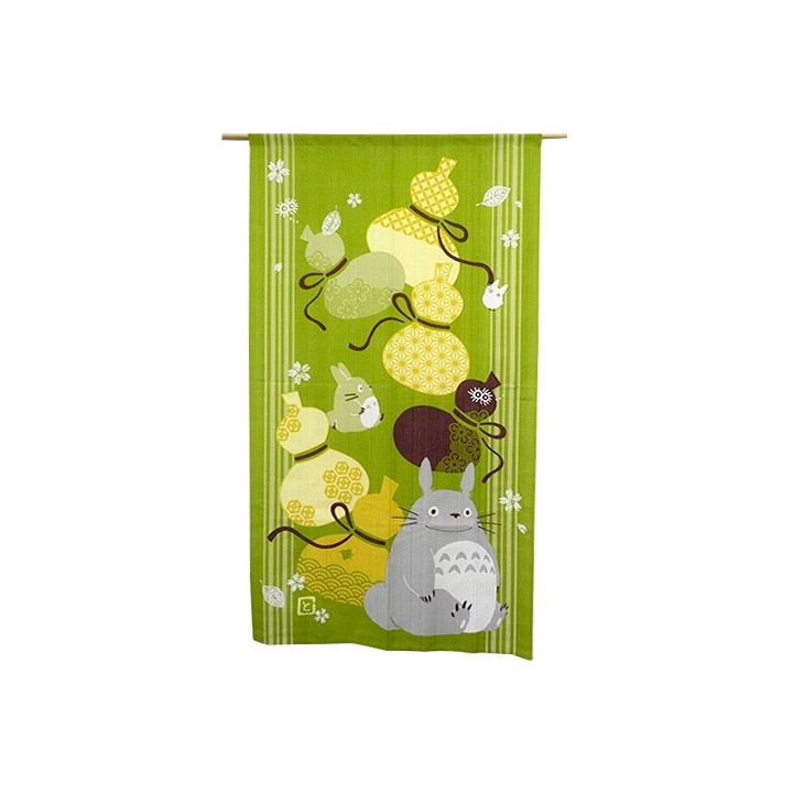 Rideaux Totoro & gourde porte-bonheur 85x150cm - Mon Voisin Totoro