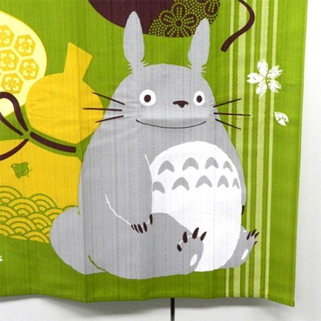 Rideaux Totoro & gourde porte-bonheur 85x150cm - Mon Voisin Totoro