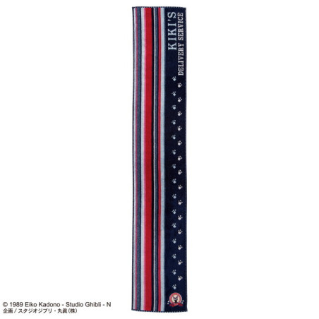 Serviette Echarpe Empreintes Pattes Jiji 20x110 cm - Kiki la petite s