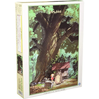 Puzzle 1000P Totoro et Mei sous camphrier - Mon Voisin Totoro