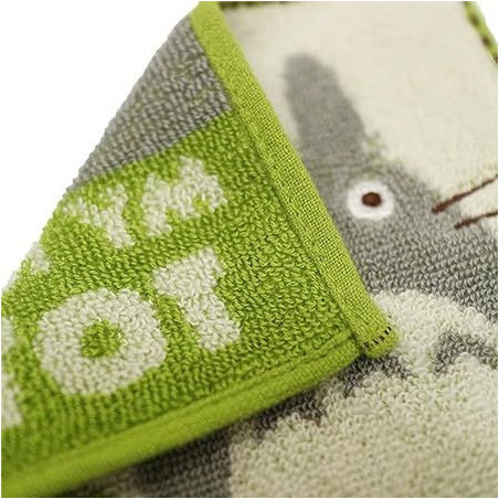 Mini Serviette Mame Totoro Gris 15x15 cm - Mon Voisin Totoro