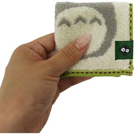 Mini Serviette Mame Totoro Gris 15x15 cm - Mon Voisin Totoro