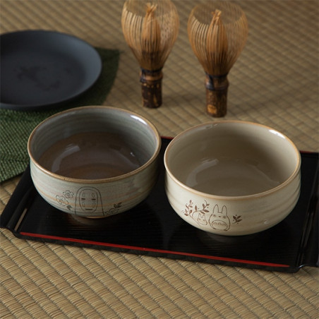 Bol à matcha et fouet Akahada-yaki - Mon voisin Totoro