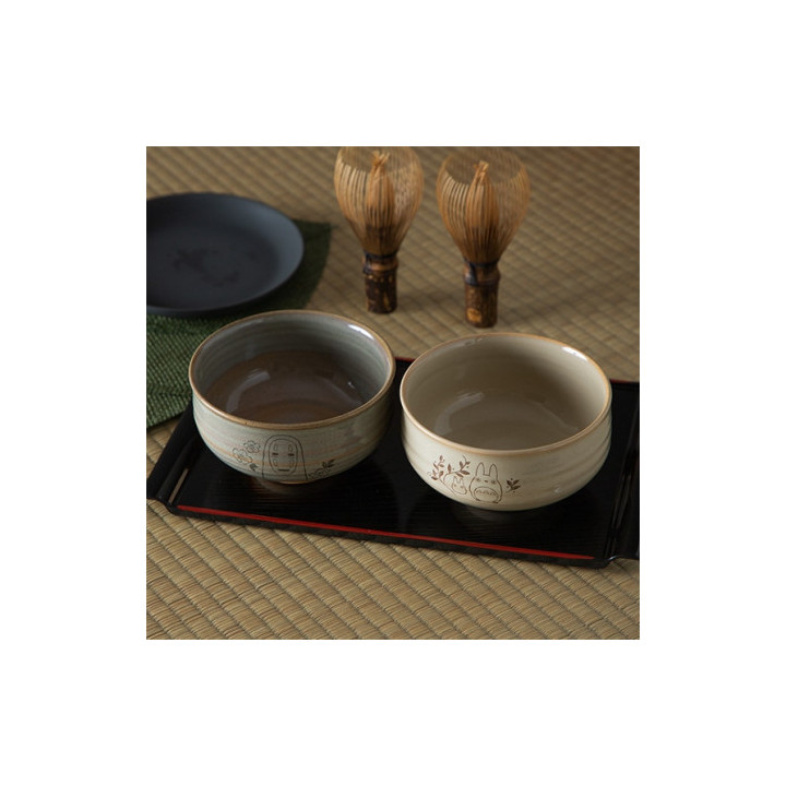 Bol à matcha et fouet Akahada-yaki - Mon voisin Totoro