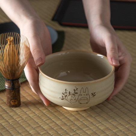 Bol à matcha et fouet Akahada-yaki - Mon voisin Totoro