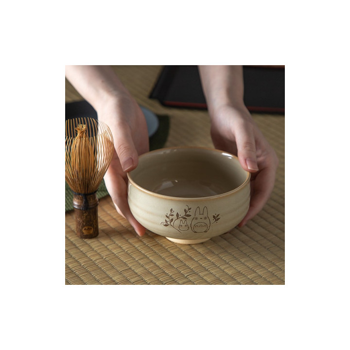 Bol à matcha et fouet Akahada-yaki - Mon voisin Totoro