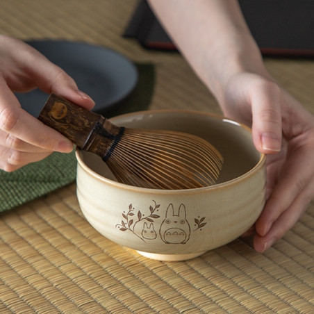 Bol à matcha et fouet Akahada-yaki - Mon voisin Totoro