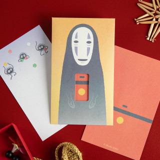 3 Set Enveloppe & Lettres No Face- Le Voyage de Chihiro