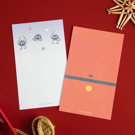 3 No Face Enveloppe & Lettres Set  - Mon Voisin Totoro