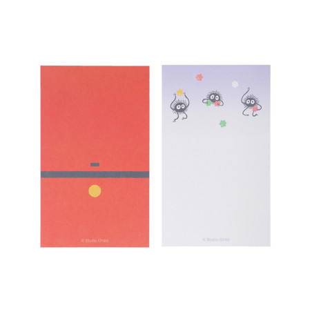 3 No Face Enveloppe & Lettres Set  - Mon Voisin Totoro