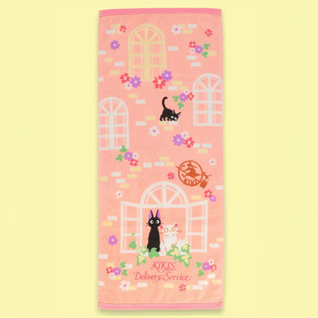 Serviette Natsu Douce rose 34x80 cm - Kiki la petite sorcière