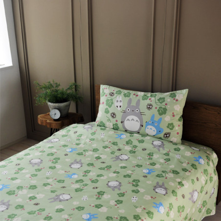 Ensemble literie Natsu Totoro Feuille verte  - Mon Voisin Totoro