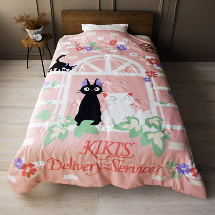 Couette Natsu Douce rose  - Kiki la petite sorcière