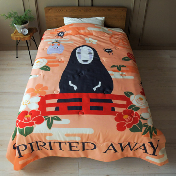 Couette Natsu No Face & Fleurs  - Le Voyage de Chihiro
