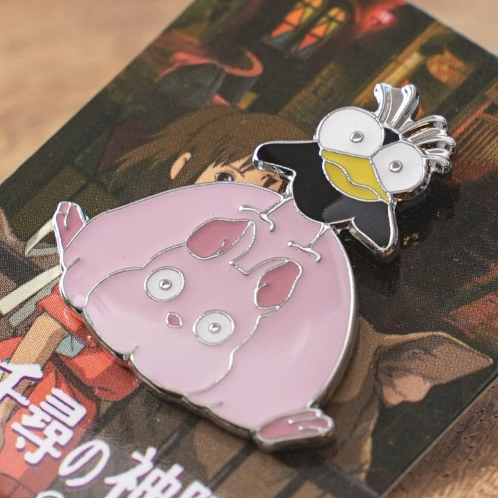 Pins Souris Boh et Oiseau - Le Voyage de Chihiro