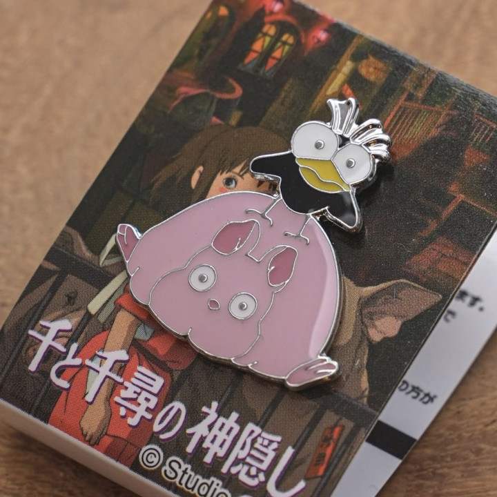 Pins Souris Boh et Oiseau - Le Voyage de Chihiro