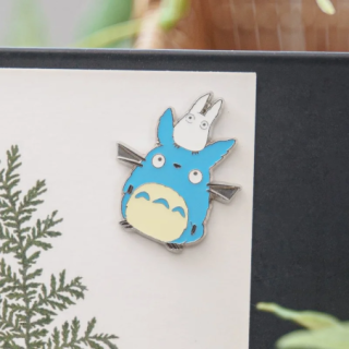 Magnet Totoro Bleu et Blanc - Mon Voisin Totoro