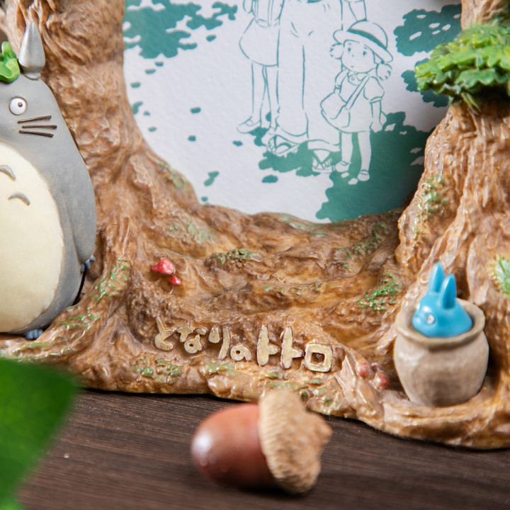 Diorama cadre photo Forêt de Totoro - Mon Voisin Totoro