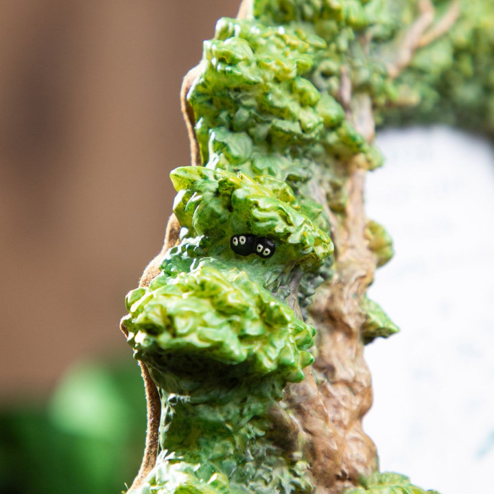 Diorama cadre photo Forêt de Totoro - Mon Voisin Totoro