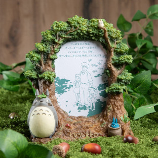 Diorama cadre photo Forêt de Totoro - Mon Voisin Totoro