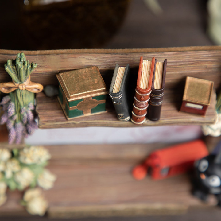 Diorama cadre photo Maison de Kiki - Kiki la petite sorcière