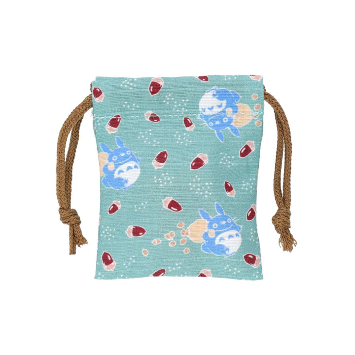 Tampon avec pochon Totoro Bleu & noisettes - Mon Voisin Totoro