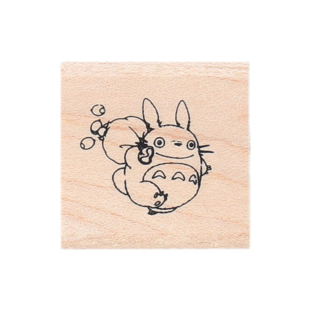 Tampon avec pochon Totoro Bleu & noisettes - Mon Voisin Totoro