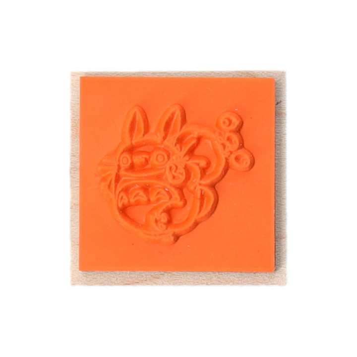 Tampon avec pochon Totoro Bleu & noisettes - Mon Voisin Totoro