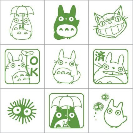 Icons stamp set Totoro Green - My Neighbor Totoro