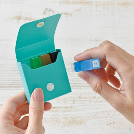 Boîte de tampons de couleurs Totoro & Chatbus & Noiraude - Mon Voisin