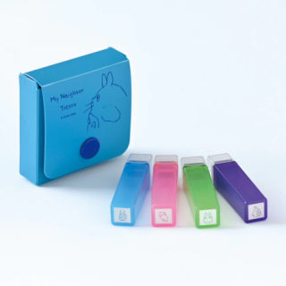 Coloured stamp Set Totoro & Acorn - My Neighbor Totoro