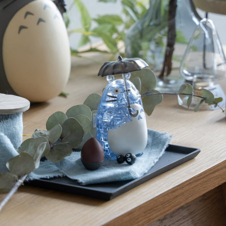 Totoro Umbrella Kumukumu Crystal Figurine  - My Neighbor Totoro