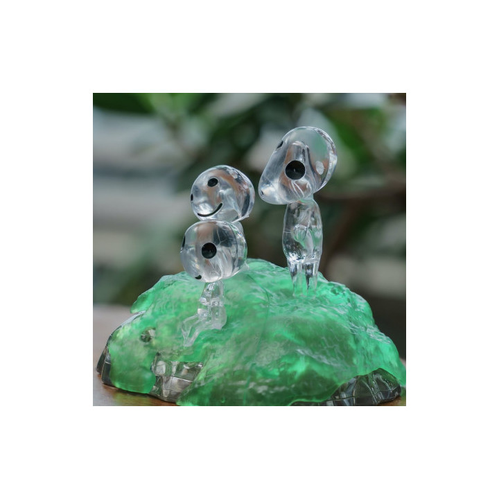 Figurine Kumukumu Cristal Kodama - Princesse Mononoké