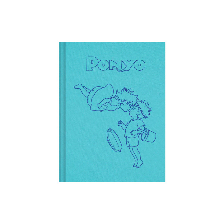 Blue Cloth Notebook - Ponyo on the Cliff