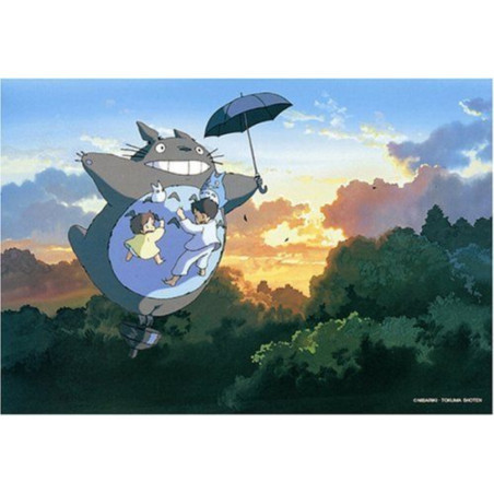 Puzzle 300P Flying Totoro - My Neighbor Totoro