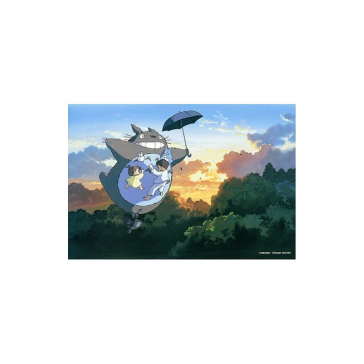 Puzzle 300P Flying Totoro - My Neighbor Totoro