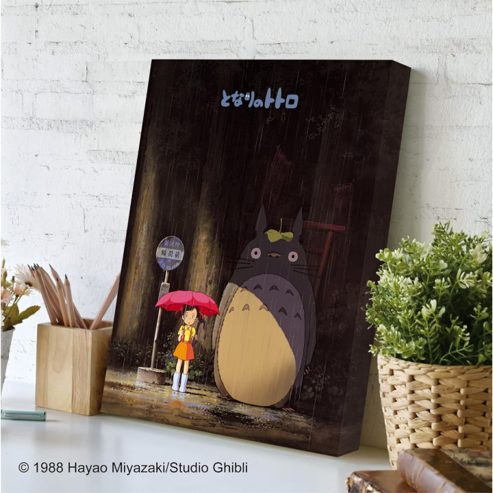 Canvas art Puzzle 366P Bus stop - My Neighbour Totoro