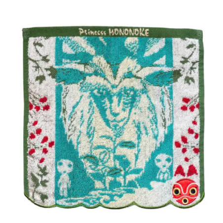 Mini Serviette Dieu Cerf 25x25 cm - Princesse Mononoké