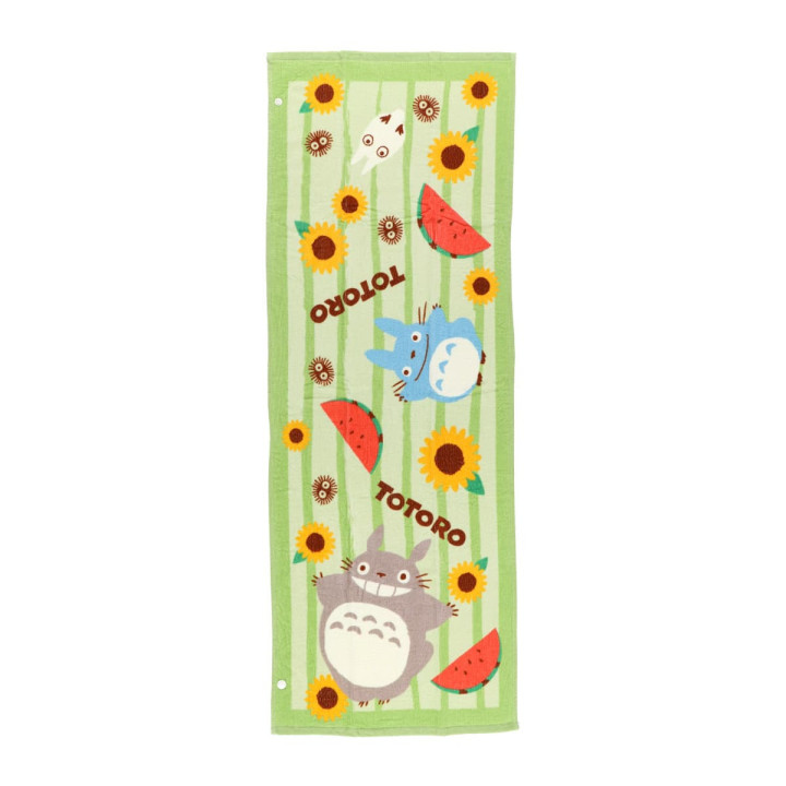 Serviette de bain Totoro Pastèque 40x110 cm - Mon Voisin Totoro