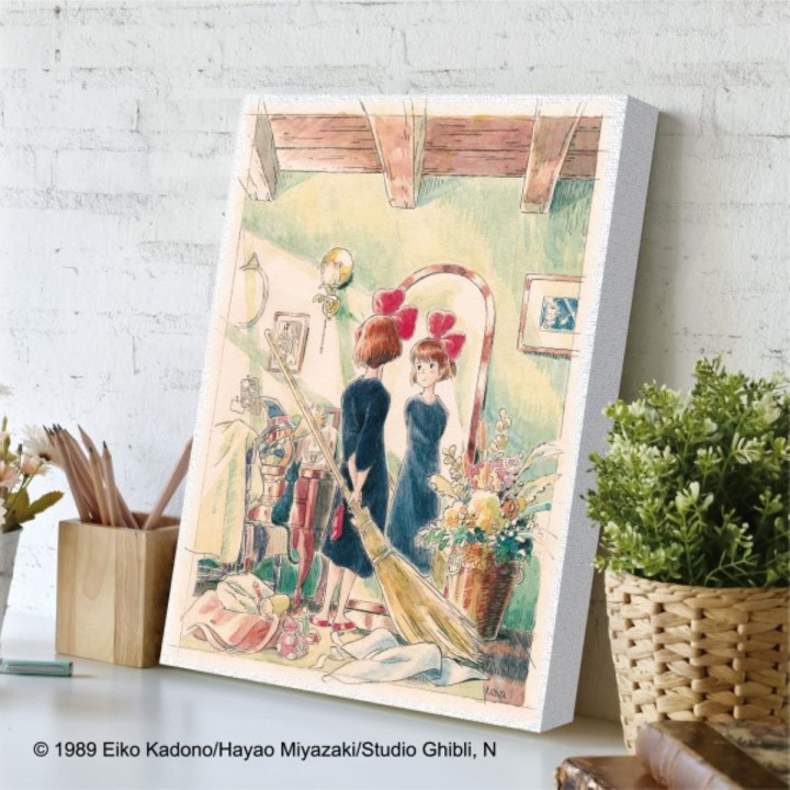 Puzzle tableau 366P Kiki devant son miroir - Kiki la petite sorcière