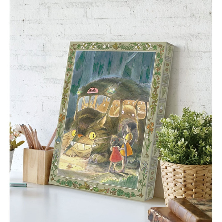 Canvas art Puzzle 366P Catbus’ arrival - My Neighbour Totoro