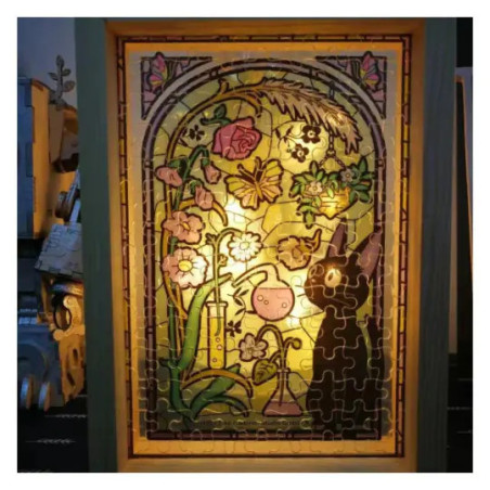 Stained glass Puzzle 126P Ocarina Totoro - My Neighbor Totoro