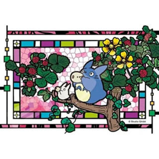 Stained glass Puzzle 126P Ocarina Totoro - My Neighbor Totoro