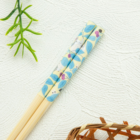 Baguettes 21cm Totoro noix bleu - Mon voisin Totoro