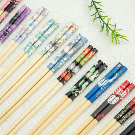 Baguettes 21cm Totoro noix bleu - Mon voisin Totoro