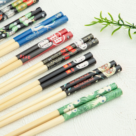 Baguettes 21cm Totoro noix bleu - Mon voisin Totoro