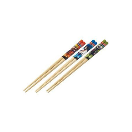 Set 3 paires Baguettes bambou Équipe 7 - Naruto
