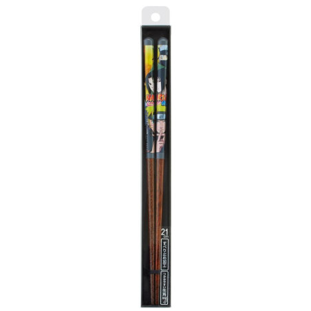Baguettes laquées 21cm Marron Équipe 7 - Naruto