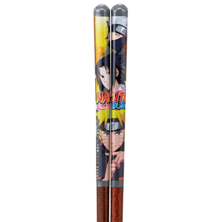 Baguettes laquées 21cm Marron Équipe 7 - Naruto