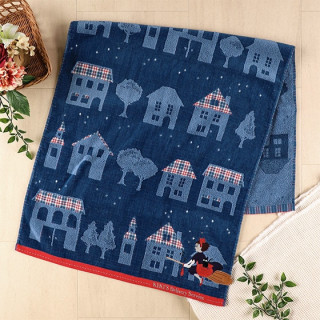 Large Bath Towel The Night of Departure 60x120 cm - Kiki's Delivery S